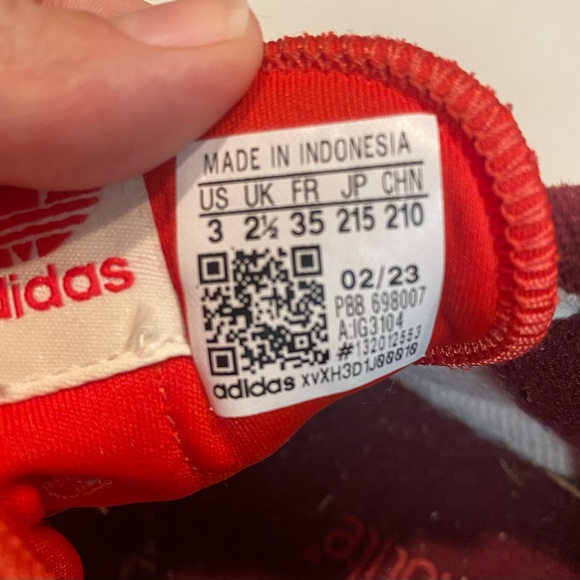 ADIDAS Forum Low 'Summer Camp Red' Big Kids Sz 3 EU 35 - Picture 8 of 12